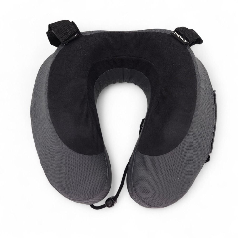 Cabeau Travel Neck Pillow Memory Foam The Neck's Evolution TNE S3 Blue With‎ Bag - Picture 6 of 8